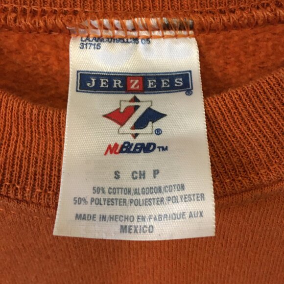 Jerzees Terracotta Orange Arizona Applique Sweater - Picture 12 of 16